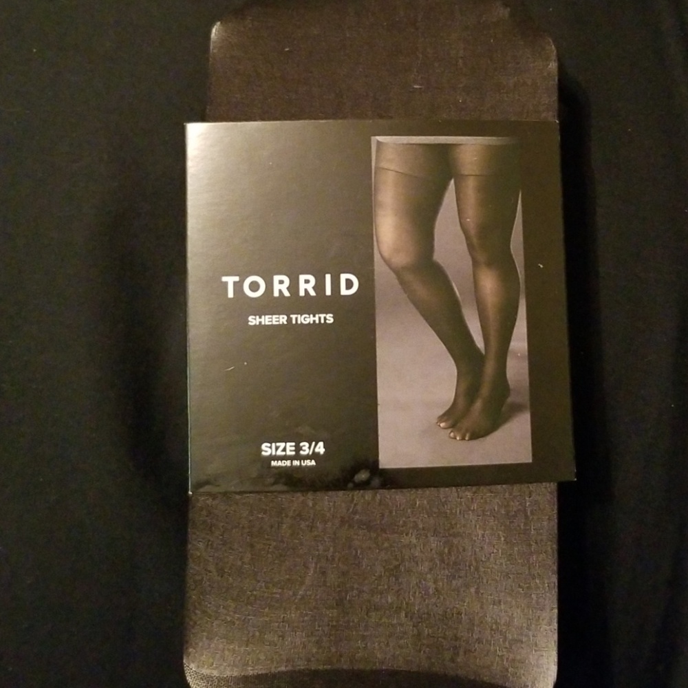 Torrid Sheer Black Tights